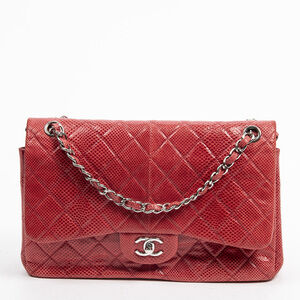 Chanel Ltd. Ed. Lizard Skin Jumbo Classic Double Flap